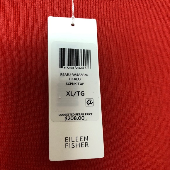 NWT Eileen Fisher Merino Scoop Neck Sweater XL - Picture 4 of 7
